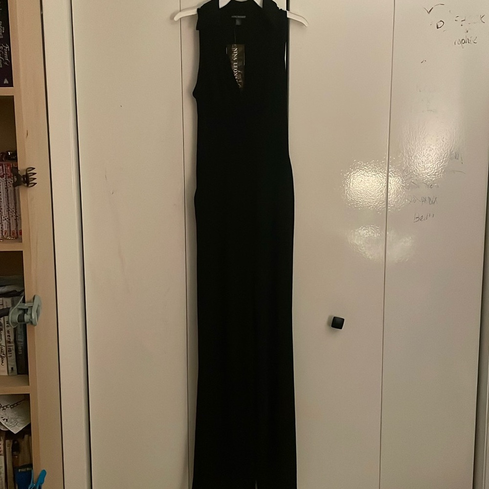 Long black jumpsuit